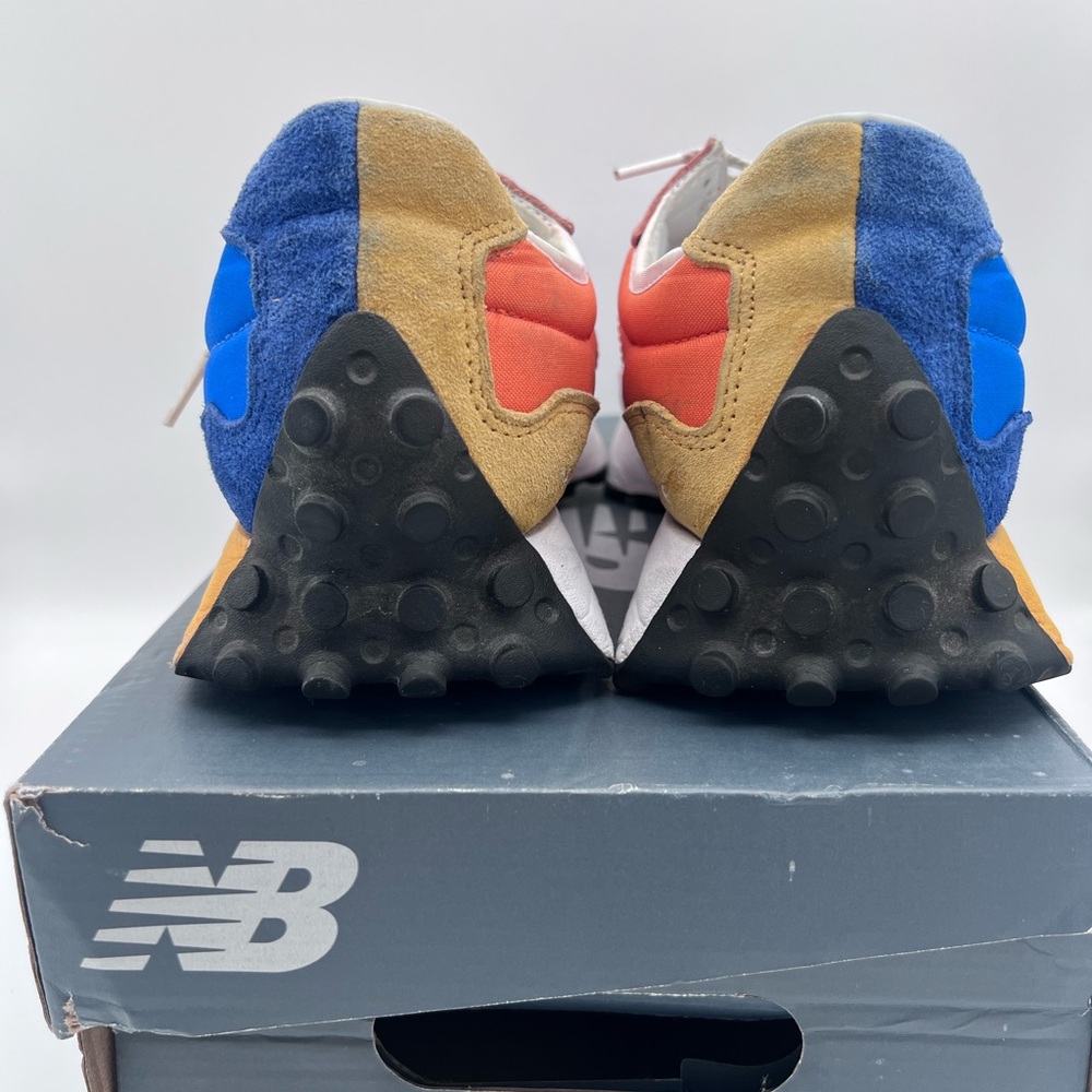 New Balance 327 Blue Orange Men’s Size 9.5 MS327LAA - Picture 5 of 13